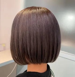 ショート ブリーチ✖️ 縮毛LANDのヘアスタイル