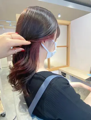 ロング カラー nagisa /縮毛矯正のヘアスタイル