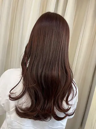 ロング カラー ヘアグラチア所属・金城 麗華のヘアスタイル