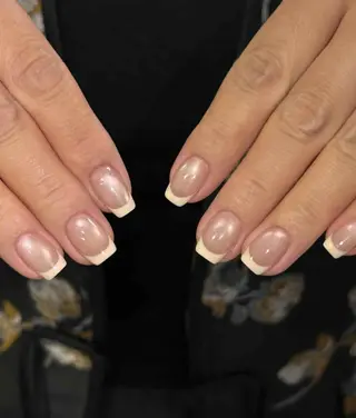 ネイル RAFFINE 月🦋🩵のネイルデザイン