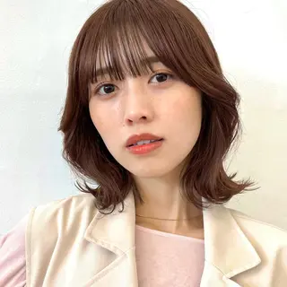 ショート カラー 暖色/艶髪/ボブ/ ショート/Ayaのヘアスタイル