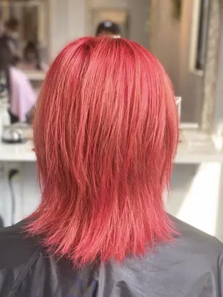 ロング カラー ヘアアレンジ チビ編み込みエクステ シールEXどぅ〜すのヘアスタイル