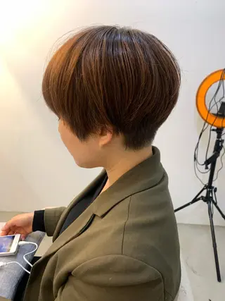 ショート LEBEN所属・leben serikaのヘアスタイル