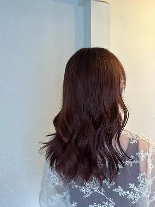 セミロング カラー ヘアアレンジ DANY🦋名駅✂︎ 艶髪/透明感カラーのヘアスタイル