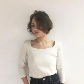 ショート カラー ブリーチカラー🌈 石垣翔太のヘアスタイル