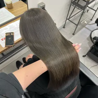 セミロング カラー いろあそび所属・ショート/ウルフ カットモデル募集のヘアスタイル