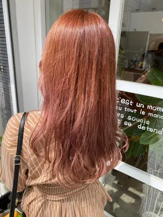 ロング カラー わかばやし ゆうこのヘアスタイル