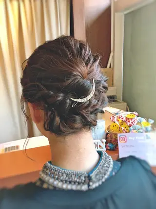 セミロング 本田 卓也のヘアスタイル