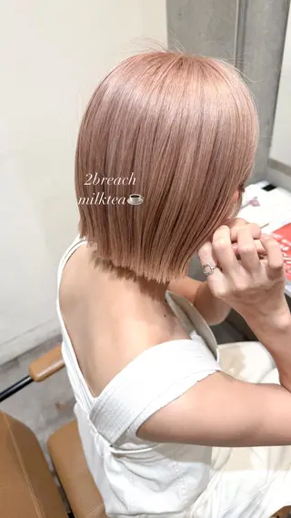 ショート カラー 【azure横浜】 🧸misaki🌸のヘアスタイル