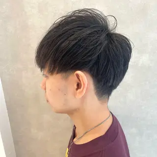 パーマ メンズ ダウンパーマ特化💎 ボブ・レイヤーりなのヘアスタイル