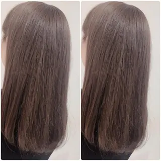 セミロング カラー La fith hair kanonあびこ店所属・トップスタイリスト 🧸中島梨穂🧸のヘアスタイル