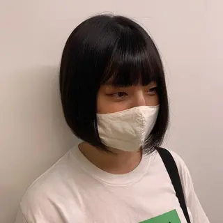 ショート カラー NANAMI🩵 大人可愛い韓国ヘアのヘアスタイル