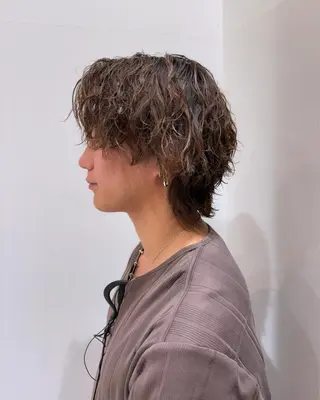 パーマ メンズ 🫧Ai/ ロロネー森ノ宮💖のヘアスタイル