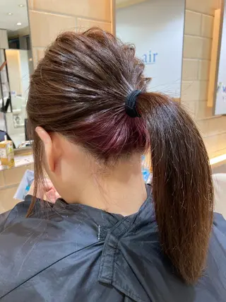 ミディアム ケアパーマ /根本剛史のヘアスタイル