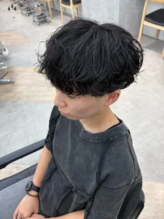 パーマ メンズ 🌀toa/波巻き✨ /メンズパーマ／栄のヘアスタイル