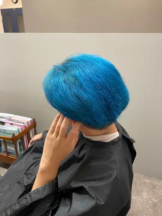 ショート カラー メンズ ...alley所属・❄️透明感カラー / ハイトーン❄️WAOのヘアスタイル