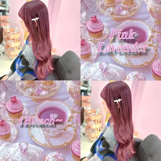 ロング カラー 甘ふわgirly🎀 ハイトーン🤍Ramのヘアスタイル