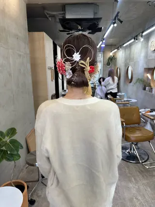 ミディアム ヘアアレンジ レイヤーカット💫 ／HARUKA🎀のヘアスタイル