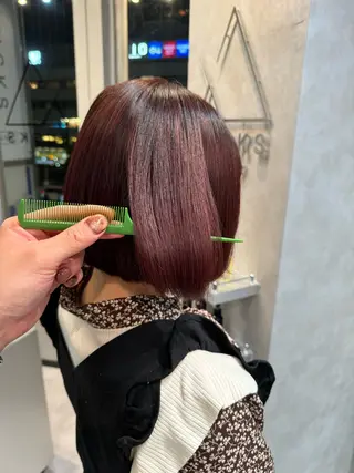 ショート BUCKS所属・坂谷 BUCKS/縮毛矯正のヘアスタイル