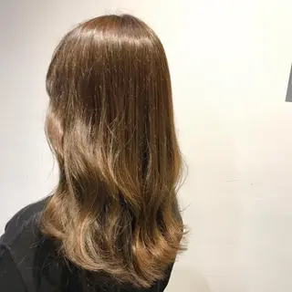 ロング カラー ヘアアレンジ moi-meme.soe所属・タナカ リナのヘアスタイル