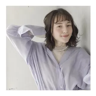 ミディアム ❁⃘ ち だ り さ ❁⃘のヘアスタイル