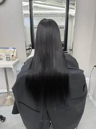 ロング 𝙃𝘼𝙍𝙐🎀 韓国×エクステのヘアスタイル