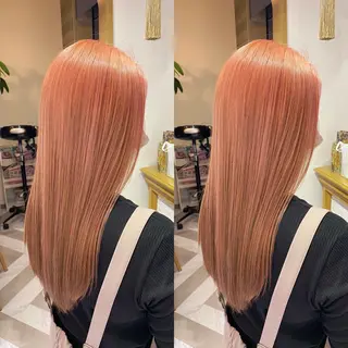 ミディアム レイヤーカット /透明感カラー西田のヘアスタイル