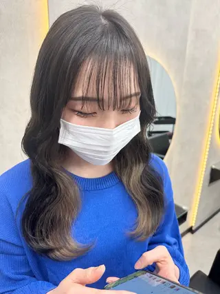 ミディアム 🧋ミルクティー 職人🧋のヘアスタイル