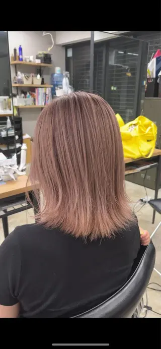 ミディアム わたる /カットモデル募集のヘアスタイル