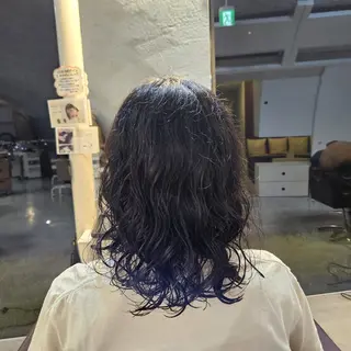 セミロング 滝 菜々子のヘアスタイル
