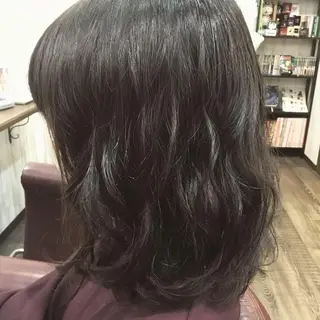 ミディアム カラー パーマ embrace エンブレイスのヘアスタイル
