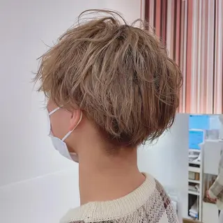 ショート カラー メンズ 【大人ショート/ボブ モデル募集】　Seiのヘアスタイル