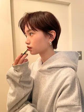 ショート コスメパーマ 佐藤　諒のヘアスタイル