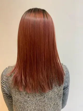 セミロング カラー 中目黒🌼 🌼ハナのヘアスタイル