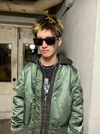 ショート カラー メンズ パーマ、髪質改善 カズマのヘアスタイル