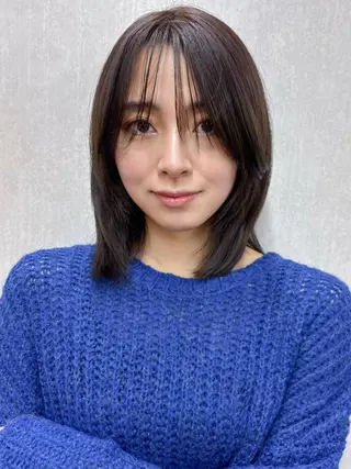 ミディアム ボブ/ミディアム 親しみやすさ/さくらのヘアスタイル