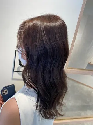 セミロング GO TODAY  SHAiRE SALON 名古屋店所属・艶カラー/髪質改善/ 西　大喜(ひろき)のヘアスタイル