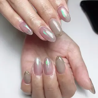 セミロング ネイル ☺︎山部 志麻☺︎のネイルデザイン