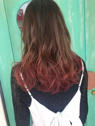 ミディアム カラー レイヤーカット匠 イソザキノリユキのヘアスタイル