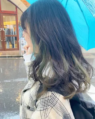 セミロング カラー 髪質改善/艶髪 やまなかのヘアスタイル