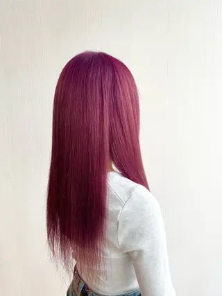 セミロング カラー 杉森 蘭琉のヘアスタイル