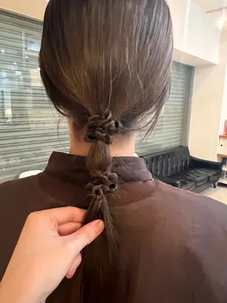 ヘアアレンジ リリカ🐈‍⬛ブリー チカラー/上永谷のヘアスタイル