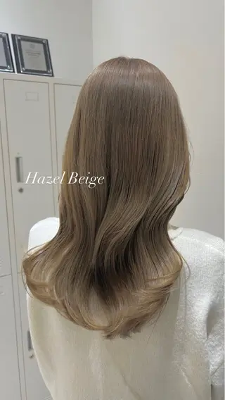 セミロング 透明感カラー🍃 レイヤースタイル✨葵のヘアスタイル