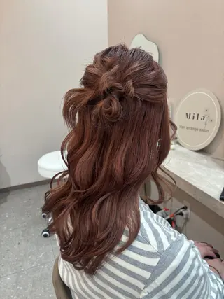 ヘアアレンジ Mila hinaのヘアスタイル