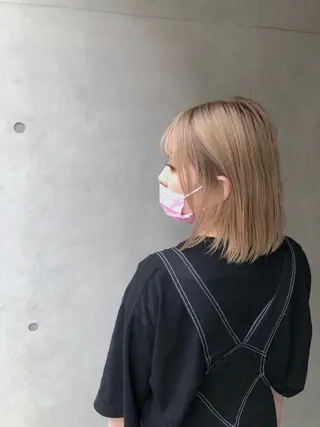 ミディアム カラー かわさき ともやのヘアスタイル