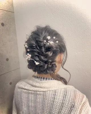 韓国風/小顔レイヤー /艶カラーのヘアスタイル