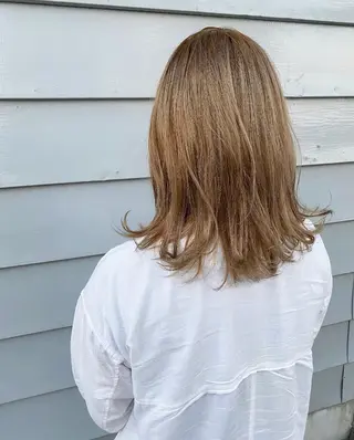 セミロング カラー フラム所属・WATANABE MISAKIのヘアスタイル