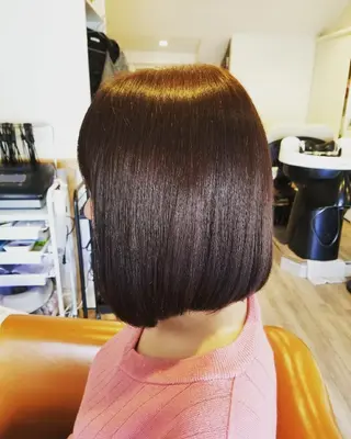 ミディアム カラー spa hair  ark 富井直美のヘアスタイル