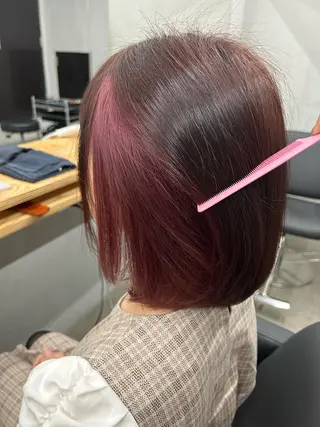 ショート カラー N/デザインカラー 🌿ナギのヘアスタイル