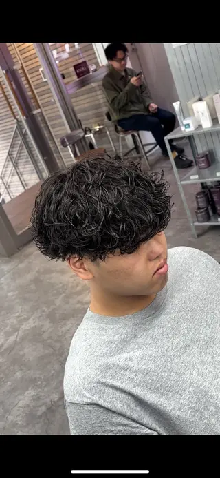 ショート パーマ メンズ お悩み解消✨/ メンズパーマ✨/直樹のヘアスタイル